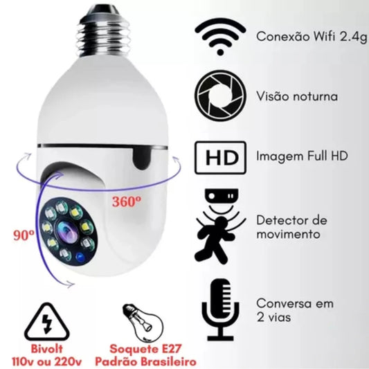 Câmera Ip  Smart Wi-Fi Full Hd Visão Noturna Yoosee - Interna