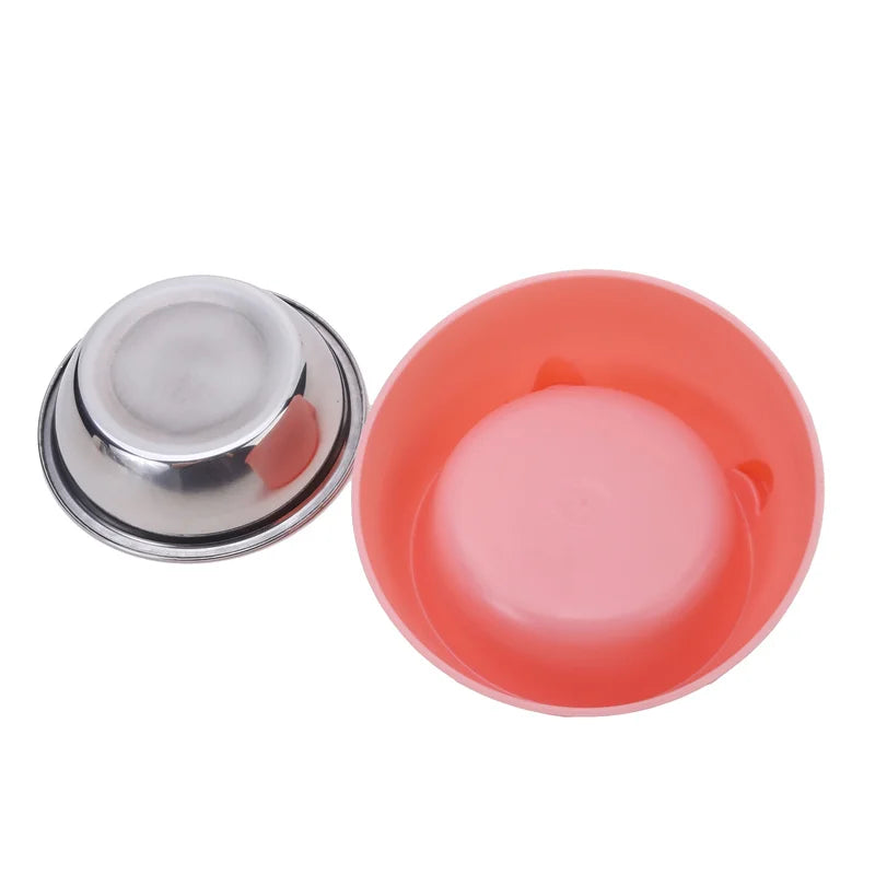 Tigela para cães e gatos 100ml, elevada em 15 graus, antiderrapante, com base para filhotes, alimentador de água potável, inclinação, proteção para o pescoço, acessórios para tigelas para animais de estimação.